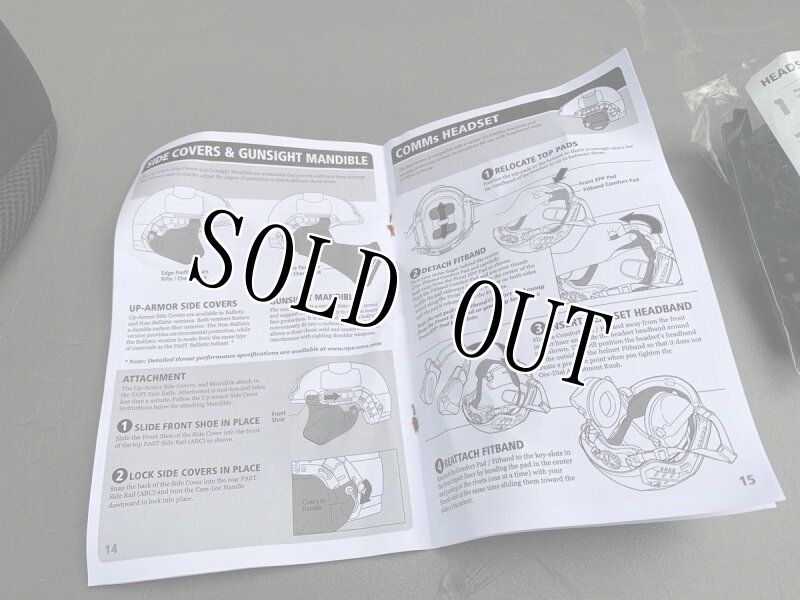 画像10: 米軍実物　OPS-CORE　FAST　ライナーキット/ヘルメットバッグ　 (10)