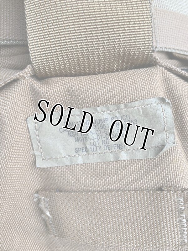 画像9: 海兵隊実物 SDS製 USMC  ダンプポーチ コヨーテ (9)