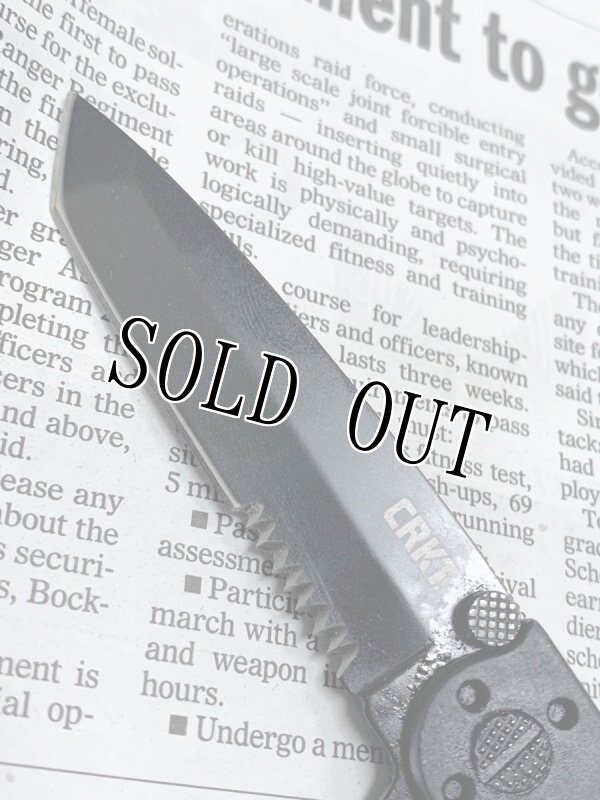 画像2: 米軍放出品 CRKT M16-10KZ Tanto  (Partially Serrated) Folding Knife (2)