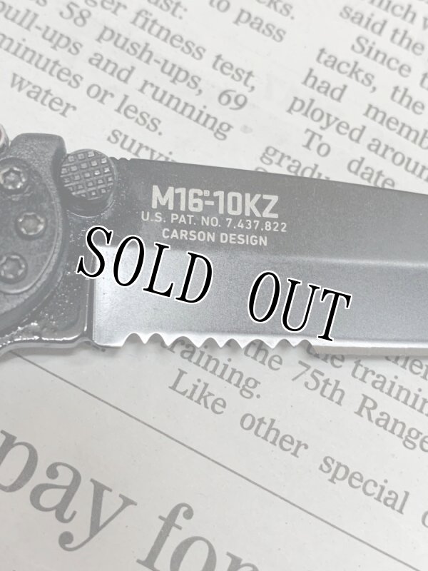 画像5: 米軍放出品 CRKT M16-10KZ Tanto  (Partially Serrated) Folding Knife (5)