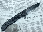 画像3: 米軍放出品　CRKT M16-10KZ Tanto  (Partially Serrated) Folding Knife (3)