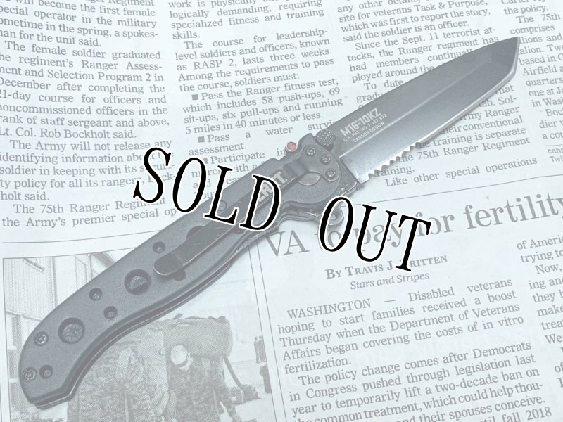 画像3: 米軍放出品 CRKT M16-10KZ Tanto  (Partially Serrated) Folding Knife (3)