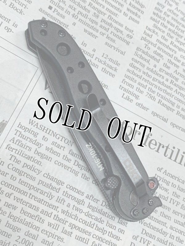 画像7: 米軍放出品 CRKT M16-10KZ Tanto  (Partially Serrated) Folding Knife (7)