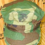 画像2: 米軍実物,USMC　CAP UTLITY,WITH INSIGNIA　TYPEI　LARGE (2)