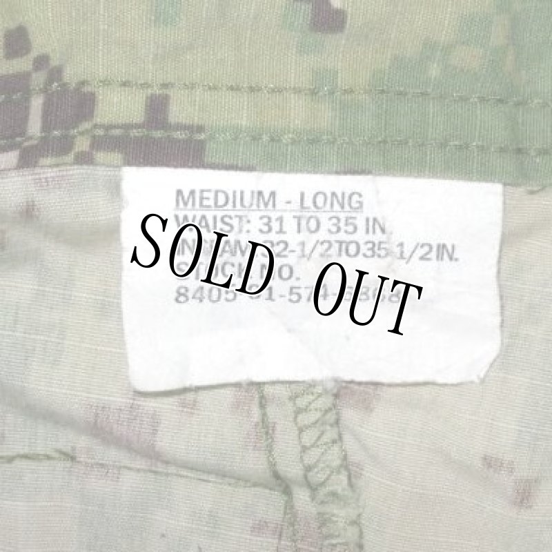 画像4: 米軍実物,US NAVY, AOR2 NUW 迷彩パンツ TYPEIII M-L (4)