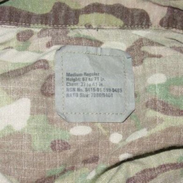 米軍実物,US ARMY マルチカムジャケット M-R マルチカム/スコーピオン