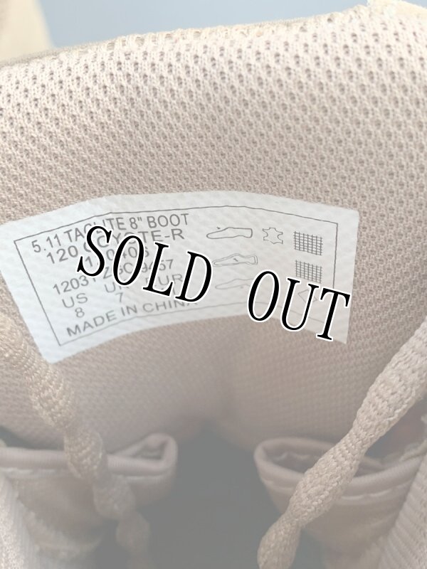 画像10: 米軍放出品 511 Taclite 8 Coyote ブーツ  (10)