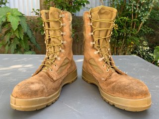 アメリカ軍実物 スピードレース コンバット レザーブーツ ミリタリーブーツ