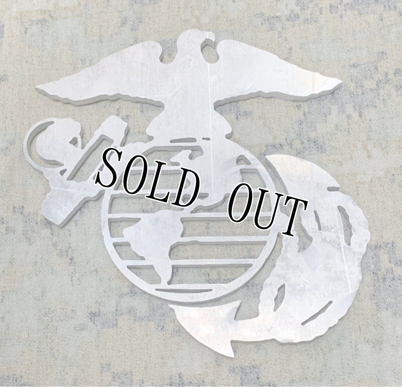 画像2: 米軍放出品 USMC GLOBE & ANCHOR ALUMINUM WALL ART (2)