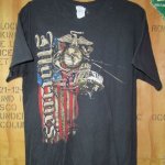 画像2: 米軍放出品　US MARINES プリントTシャツ　LARGE (2)