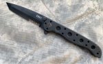 画像3: 米軍放出品　CRKT M16-10KZ Tanto  (Partially Serrated) Folding Knife (3)