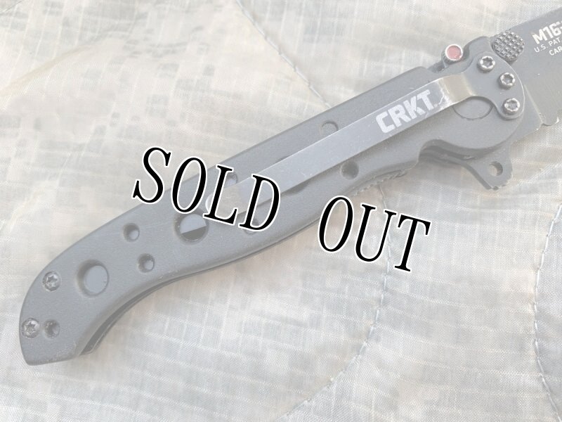 画像8: 米軍放出品　CRKT M16-10KZ Tanto  (Partially Serrated) Folding Knife (8)