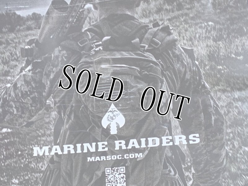 画像3: 米海兵隊実物 US MARINE RAIDERS ポスター 1点物 (3)