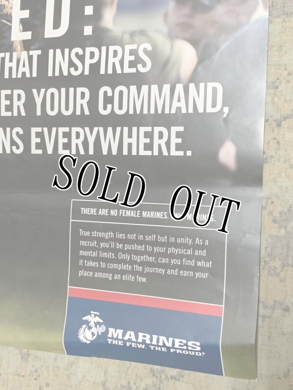 画像4: 米海兵隊実物　US MARINE ポスター　1点物 (4)