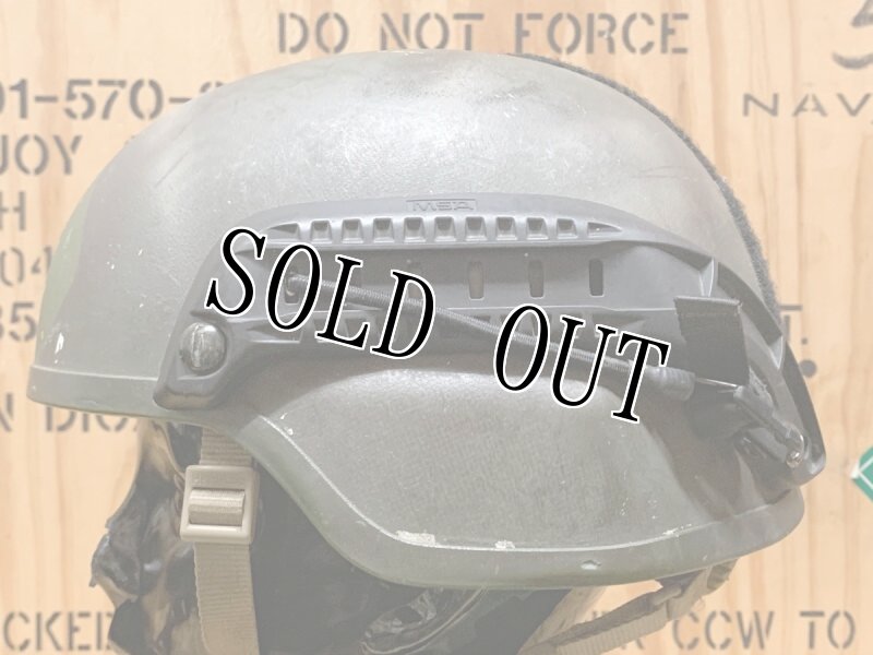 画像2: 米軍実物 MSA MICH 2000 バリスティックヘルメット LARGE  Ops-Core Occ-Dial Liner Kit (2)