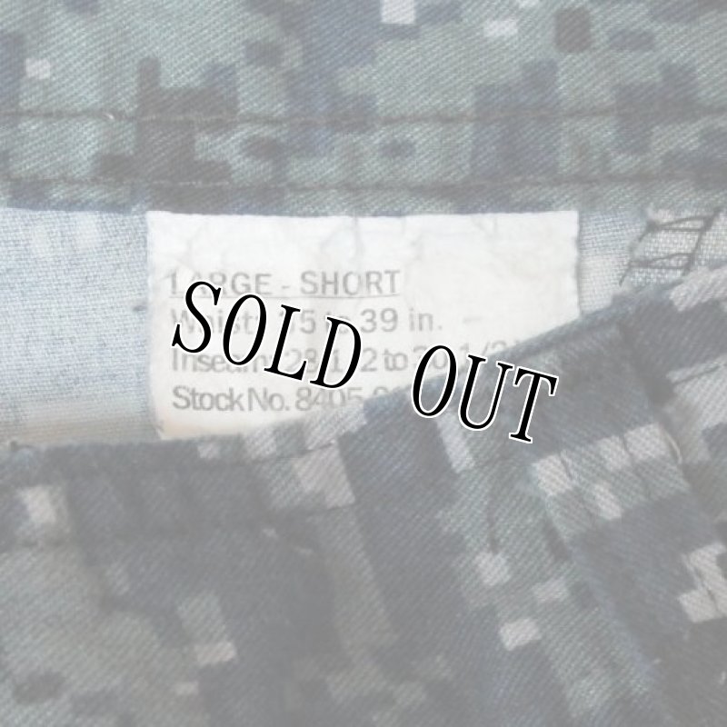 画像5: 米軍実物 US NAVY, 迷彩パンツ  L-SHORT (5)