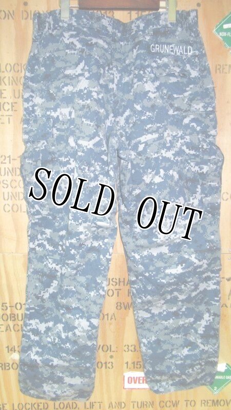 画像2: 米軍実物 US NAVY, 迷彩パンツ  L-SHORT (2)