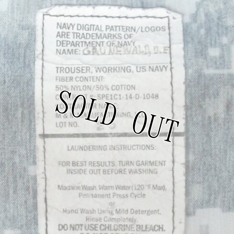 画像4: 米軍実物 US NAVY, 迷彩パンツ  L-SHORT (4)