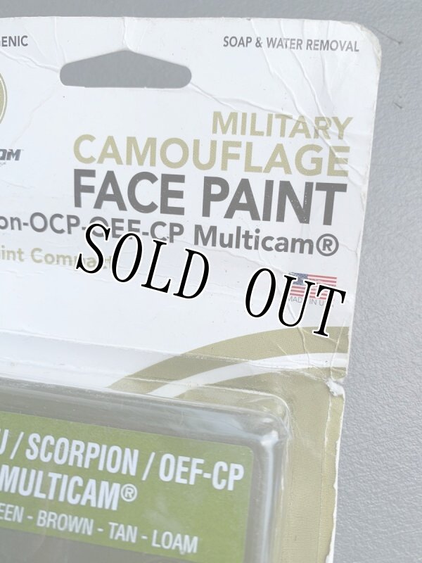 画像3: 米軍放出品 Make-up Kit Miltary 4 Color スコーピオン マルチカム (3)