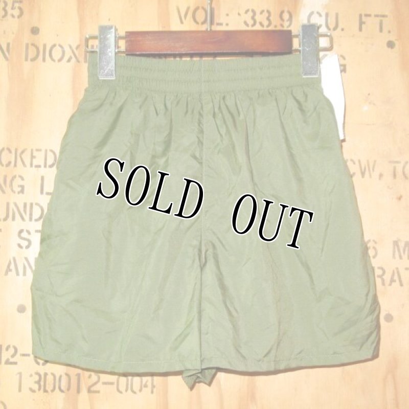 画像1: 米軍実物,USMC　trunks,general purpose OD　トレーニングパンツ　SMALL (1)