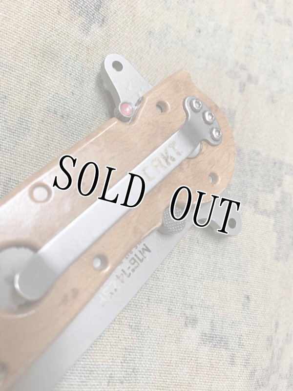 画像9: 米軍放出品 CRKT M16-14ZSF  SPECIAL FORCES  デザート タントー ナイフツール  (9)