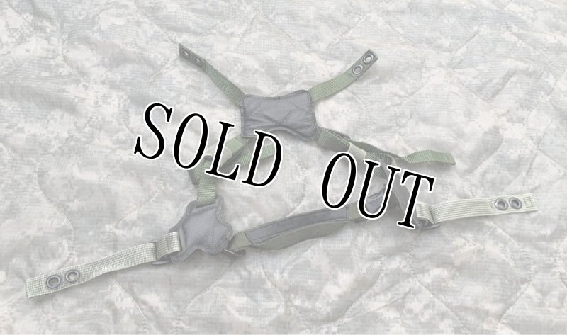 画像2: 海兵隊実物 LWH フリッツヘルメット  4点チンストラップ OD L/XL (2)