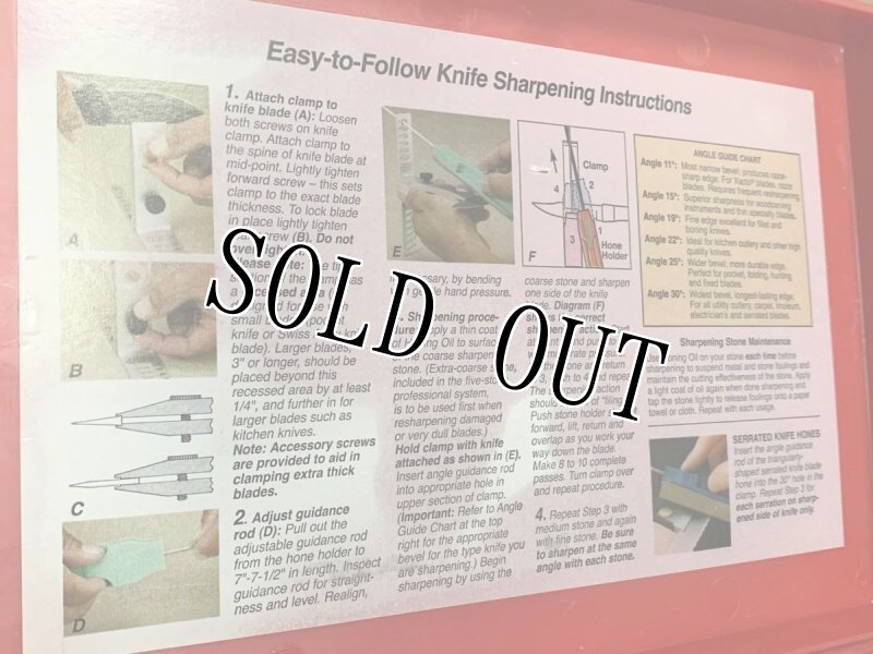 画像6: 米軍放出品 GATCO Edgemate   プロフェッショナル ナイフ研ぎ システム (6)