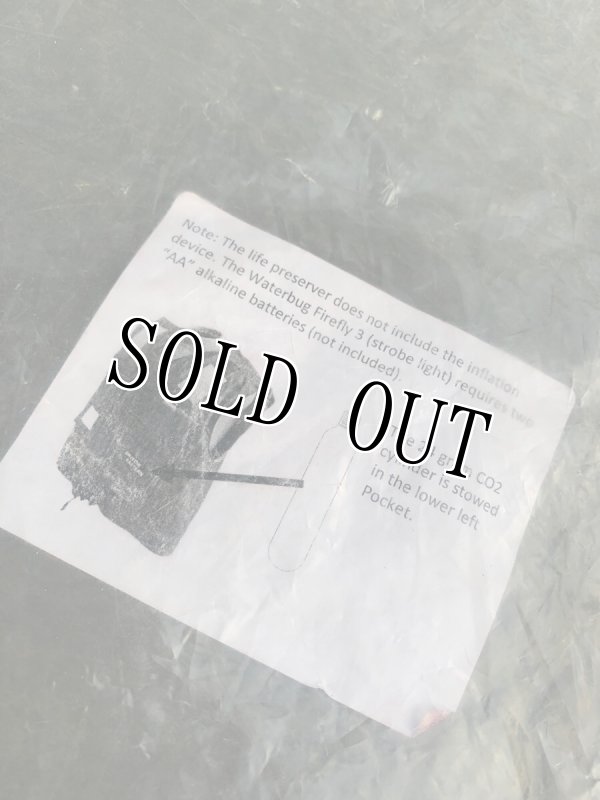 画像12: 米軍実物　LIFE RESERVER VEST　レッド　L (12)