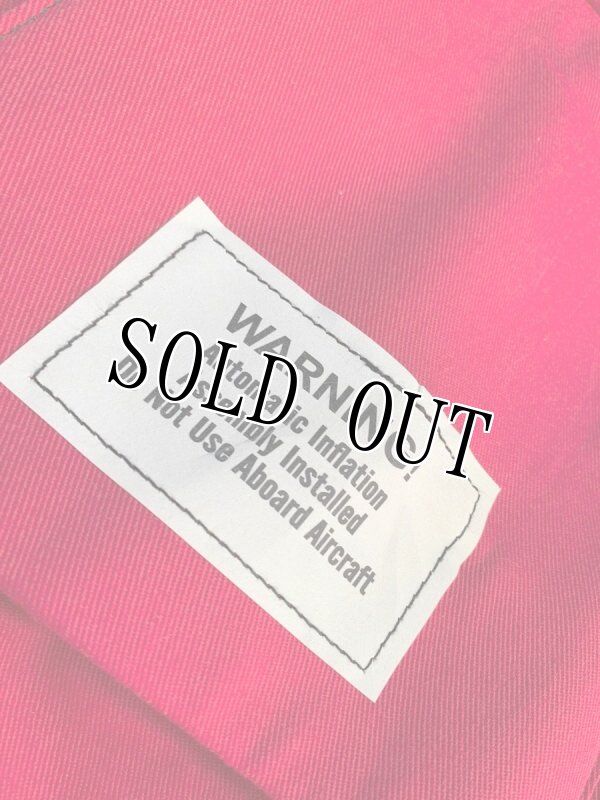 画像8: 米軍実物　LIFE RESERVER VEST　レッド　L (8)