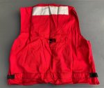 画像2: 米軍実物　LIFE RESERVER VEST　レッド　L (2)