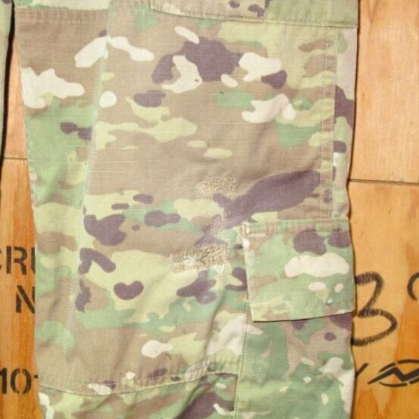 米軍実物 ARMY マルチカムトラウザー S-R OCP 745 米軍実物 ARMY コンバット シャツ ジャケット マルチカム S-R