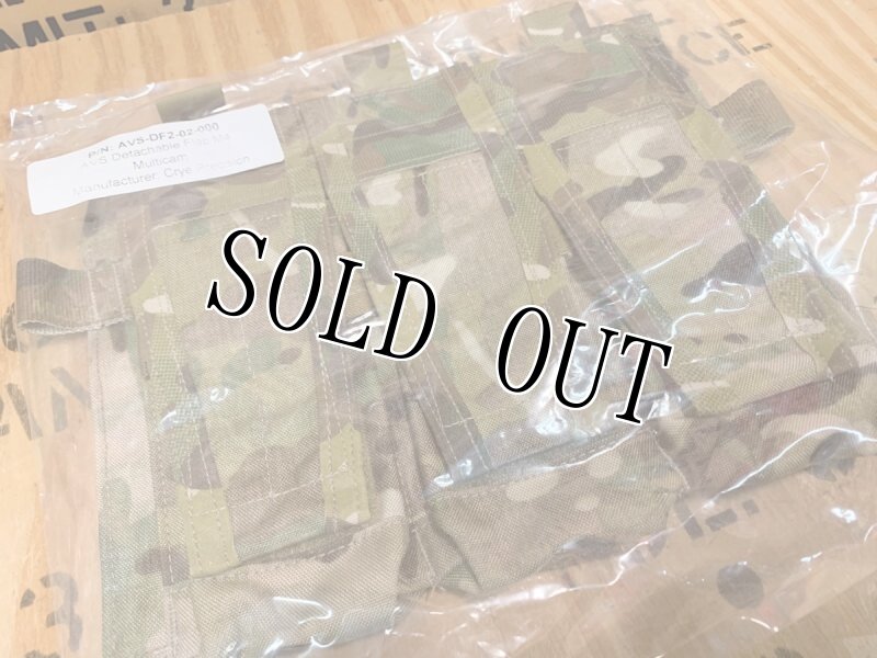 画像3: 米軍実物　 CRYE AVS ディタッチャブル・フラップ M4 マガジンポーチ マルチ (3)