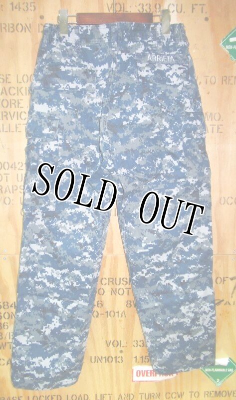 画像2: 米軍実物 US NAVY, 迷彩パンツ  M-SHORT (2)