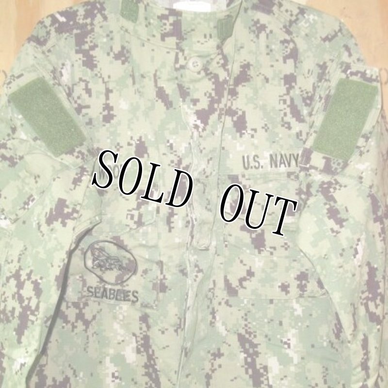 画像2: 米軍実物,US NAVY, AOR2 NUW 迷彩ジャケット TYPEIII M-S (2)