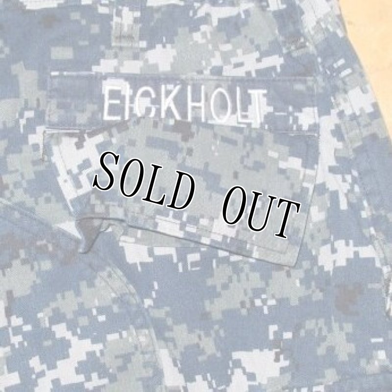 画像3: 米軍実物　US NAVY,　迷彩パンツ 　33-X SHORT (3)