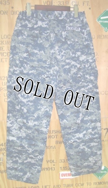 画像2: 米軍実物　US NAVY,　迷彩パンツ 　33-X SHORT (2)