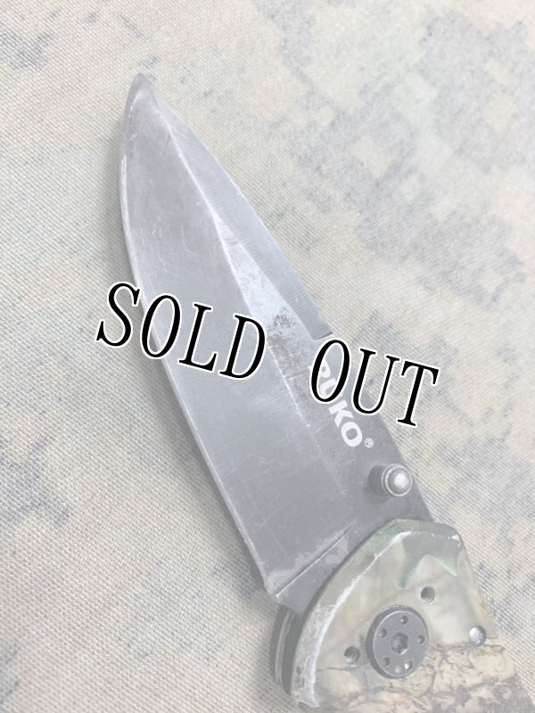 画像4: 米軍放出品 RUKO カモフラージュ  ホールディング ナイフ (4)