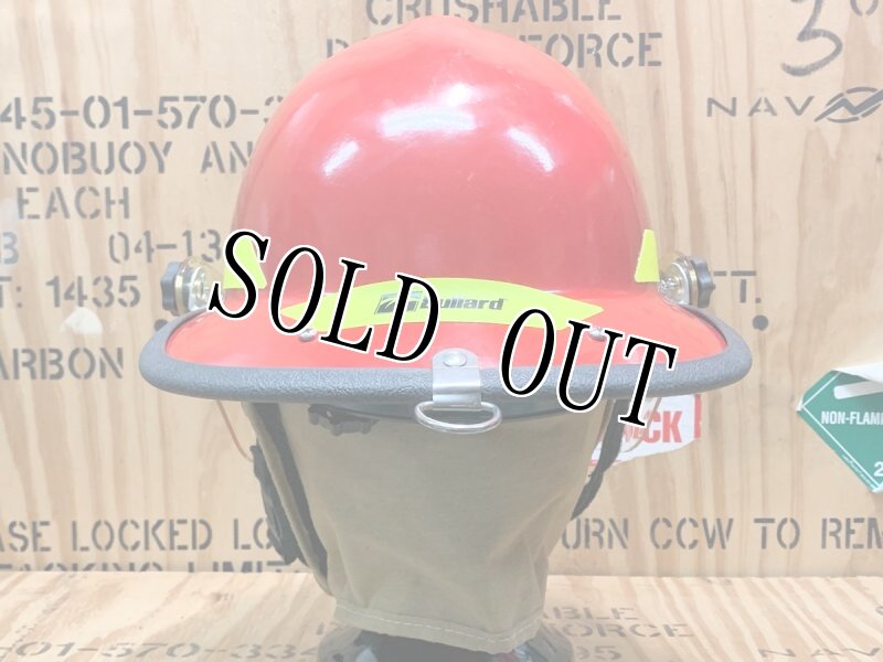 画像4: 米軍実物 Bullard ファイヤーマン 消防士 ヘルメット LEDライト  (4)