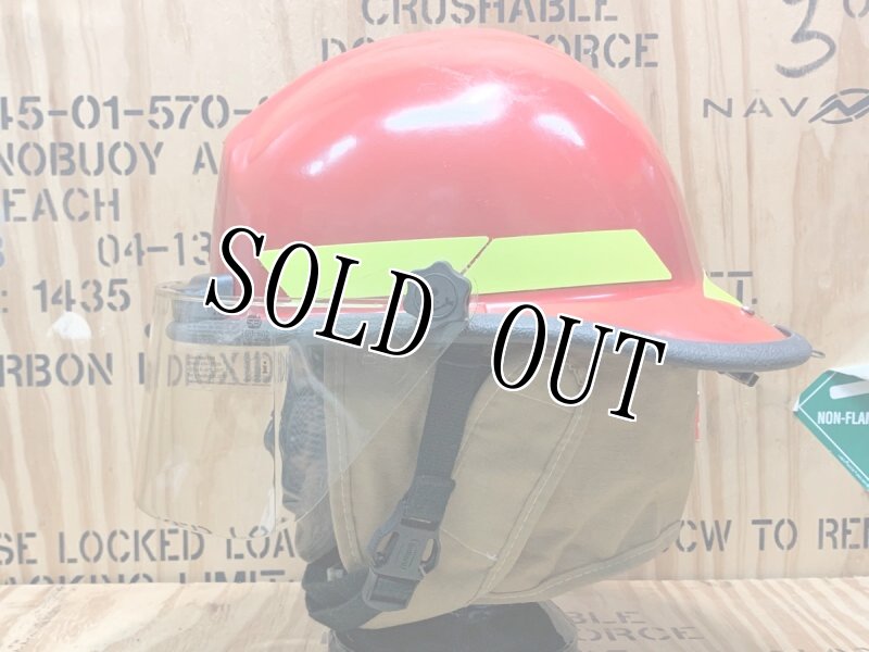 画像5: 米軍実物 Bullard ファイヤーマン 消防士 ヘルメット LEDライト  (5)