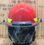 画像2: 米軍実物 Bullard　ファイヤーマン 消防士 ヘルメット LEDライト  (2)