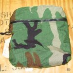 画像1: 米軍実物 MICH/ACH Carrying Pocket for Modular Integrated.Helmet Pouch Woodland BDU MOLLE (1)