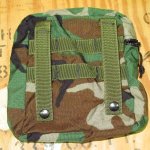 画像2: 米軍実物 MICH/ACH Carrying Pocket for Modular Integrated.Helmet Pouch Woodland BDU MOLLE (2)