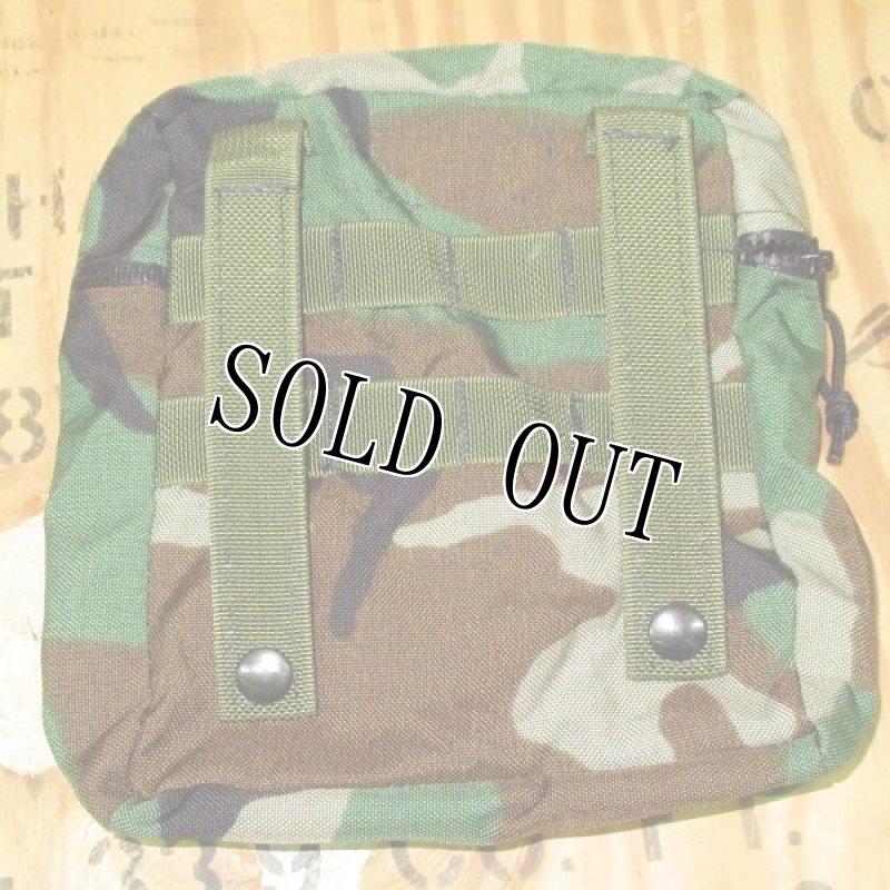 画像2: 米軍実物 MICH/ACH Carrying Pocket for Modular Integrated.Helmet Pouch Woodland BDU MOLLE (2)