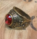 画像1: 米海兵隊放出品  US MARINE   Military Ring　26号 (1)