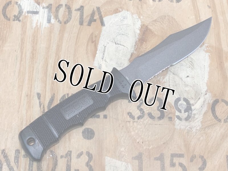 画像5: 米軍放出品 SOG SEAL PUP アウトドア ガーデン ノコ コンバット ナイフ   (5)