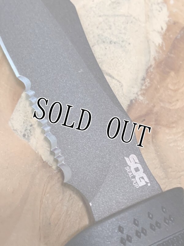 画像4: 米軍放出品 SOG SEAL PUP アウトドア ガーデン ノコ コンバット ナイフ   (4)