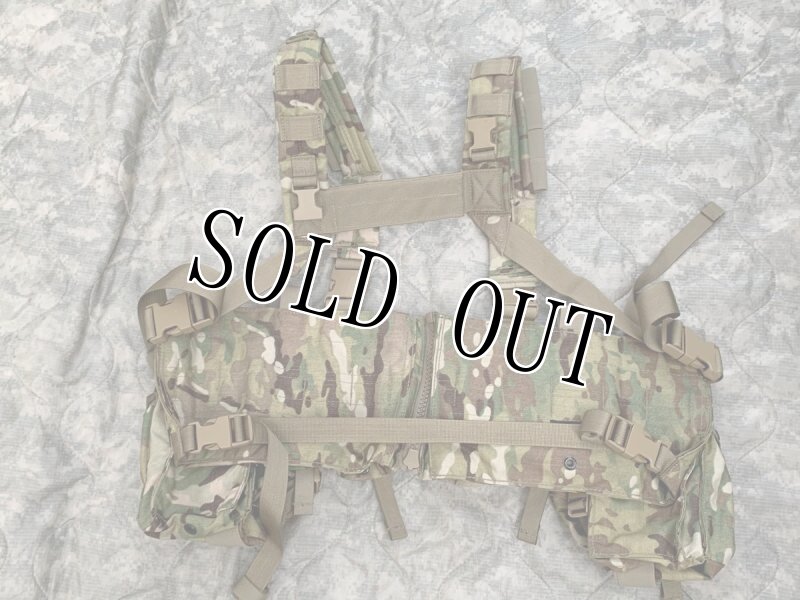 画像11: 米軍実物 LBT-1961A-R ロードベアリング チェストリグ マルチカム (11)