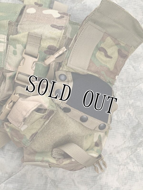 画像9: 米軍実物 LBT-1961A-R ロードベアリング チェストリグ マルチカム (9)