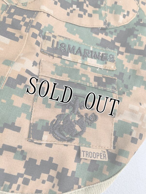 画像2: 米軍放出品 US MARINE ベビー スタイ  前掛け (2)