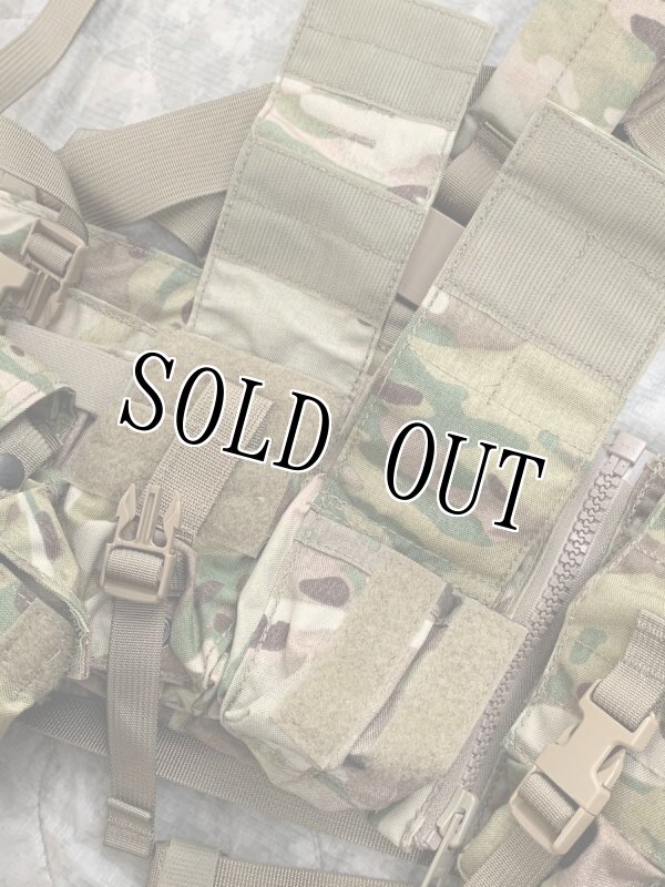 画像5: 米軍実物 LBT-1961A-R ロードベアリング チェストリグ マルチカム (5)